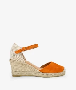 Bosanova Espadrilles | Chaussures En Cuir | Espadrilles en cuir orange