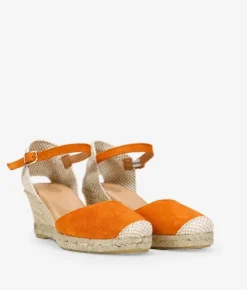 Bosanova Espadrilles | Chaussures En Cuir | Espadrilles en cuir orange