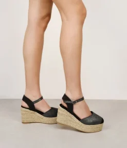 Bosanova Sandales Compensées | Sandales Spartiates | Espadrilles en plomb avec bracelet et cale en sparte