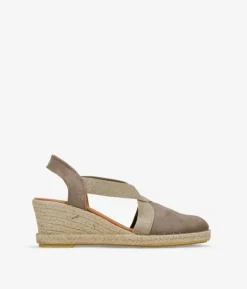 Bosanova Espadrilles | Sandales Compensées | Espadrilles Stone en cuir avec coin en sparte