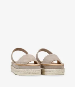 Bosanova Espadrilles | Sandales Spartiates | Espadrilles Stone en cuir avec herbe d'alfa
