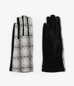 Femme Bosanova Gants | Gants en tweed blanc