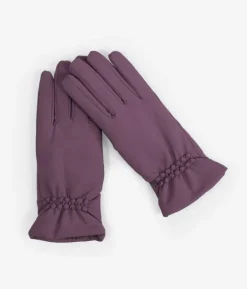 Femme Bosanova Gants | Gants lilas avec poil intérieur