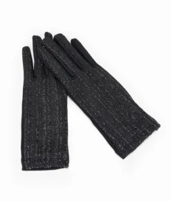 Femme Bosanova Gants | Gants noirs avec diamants