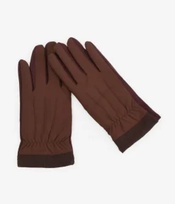 Homme Bosanova Gants | Gants tactiles marron homme