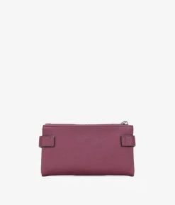 Femme Bosanova Portefeuilles | Grand portefeuille bordeaux double zip avec logo