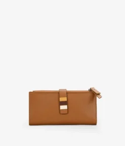 Femme Bosanova Portefeuilles | Grand portefeuille en cuir marron
