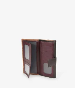 Femme Bosanova Portefeuilles | Grand portefeuille en cuir avec imprimé