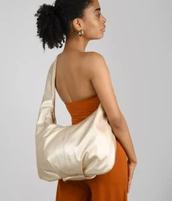 Bosanova Sacs À Bandoulière | Sacs Porté Épaule | Grand sac bandoulière souple doré