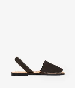 Bosanova Sandales Plates | Chaussures En Cuir | Housses en cuir plat marron