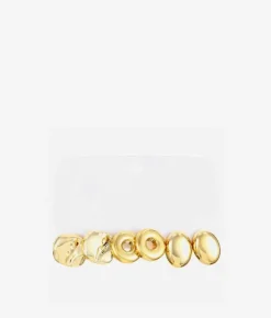 Bosanova Boucles D'oreilles | Lot de boucles d'oreilles métallisées en or