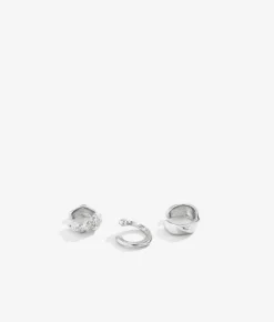 Bosanova Boucles D'oreilles | Lot de trois boucles d'oreilles en argent