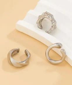 Bosanova Boucles D'oreilles | Lot de trois boucles d'oreilles en argent