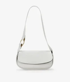Bosanova Sac Minaudières | Sacs Porté Épaule | Mini sac bandoulière blanc à rabat