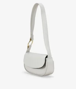 Bosanova Sac Minaudières | Sacs Porté Épaule | Mini sac bandoulière blanc à rabat