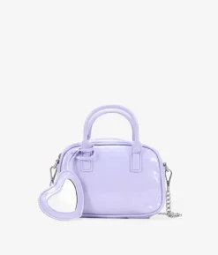 Bosanova Sacs À Bandoulière | Petits Sacs | Mini sac bowling lilas avec miroir