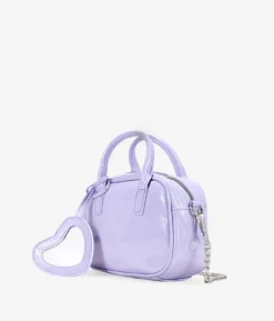 Bosanova Sacs À Bandoulière | Petits Sacs | Mini sac bowling lilas avec miroir