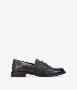 Bosanova Chaussures Et Mocassins | Mocassin plat noir avec masque