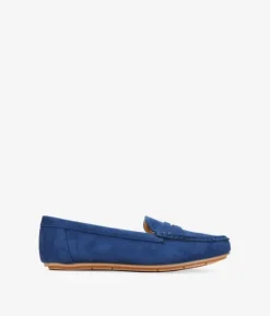 Bosanova Chaussures Et Mocassins | Mocassins plats bleus à masque