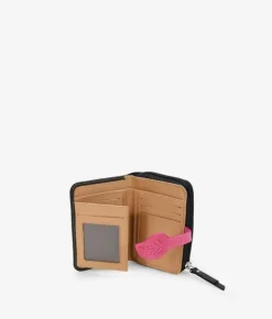 Femme Bosanova Portefeuilles | Petit portefeuille en cuir noir