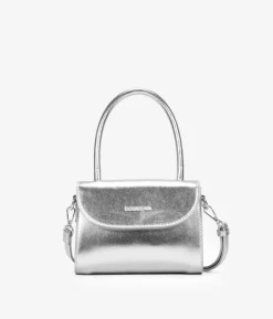 Bosanova Sacs À Bandoulière | Sac Minaudières | Petit sac argenté à rabat