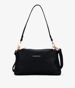 Bosanova Sacs À Bandoulière | Sacs Porté Épaule | Petit sac bandoulière noir avec fermeture éclair