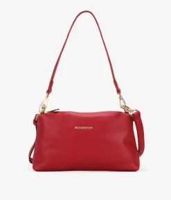 Bosanova Sacs À Bandoulière | Sacs Porté Épaule | Petit sac bandoulière rouge avec fermeture éclair
