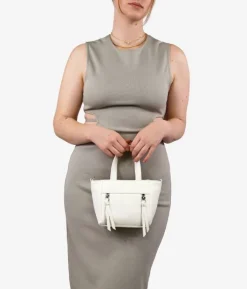 Bosanova Petits Sacs | Sacs À Bandoulière | Petit sac blanc avec fermetures éclair
