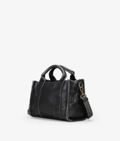 Bosanova Sacs À Bandoulière | Petits Sacs | Petit sac fourre-tout noir à fermeture éclair