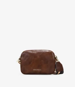 Bosanova Sacs À Bandoulière | Petits Sacs | Petit sac marron avec anse brodée