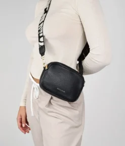 Bosanova Sacs À Bandoulière | Petits Sacs | Petit sac noir avec anse brodée