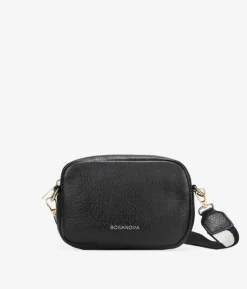 Bosanova Sacs À Bandoulière | Petits Sacs | Petit sac noir avec anse brodée