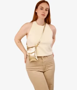 Bosanova Sacs À Bandoulière | Petits Sacs | Petit sac pour téléphone portable doré