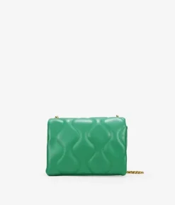 Bosanova Sacs À Bandoulière | Sac Minaudières | Petit sac vert avec chaîne
