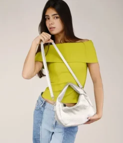 Bosanova Sacs À Bandoulière | Petits Sacs | Petit sac zippé argenté