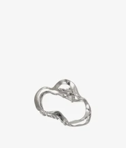 Femme Bosanova Accessoires Pour Cheveux | Pince à cheveux ovale argentée