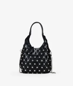 Bosanova Sacs À Bandoulière | Sac Minaudières | Pochette cloutée noire
