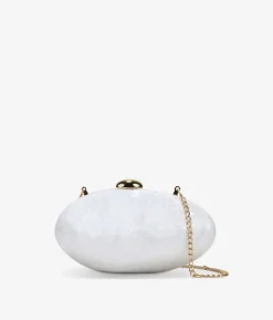 Bosanova Petits Sacs | Sac Minaudières | Pochette en perles blanches nacrées