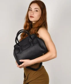 Bosanova Sacs À Bandoulière | Sacs À Main | Pochette noire avec fermeture aimantée