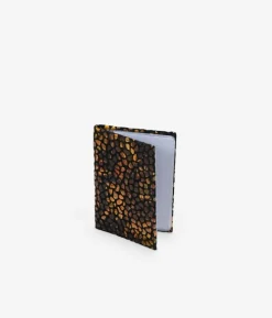 Femme Bosanova Portefeuilles | Porte-cartes en cuir marron avec imprimé