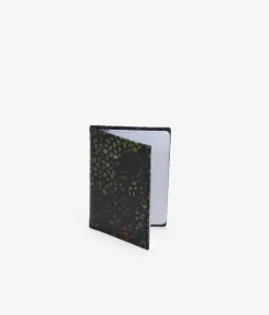 Femme Bosanova Portefeuilles | Porte-cartes en cuir vert avec imprimé