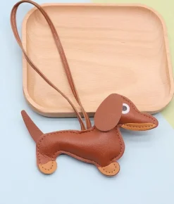 Bosanova Charms | Porte-clés en cuir en forme de teckel