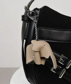 Bosanova Charms | Porte-clés éléphant gris doux