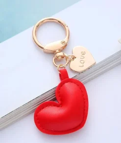 Bosanova Charms | Porte-clés pendentif coeur rouge