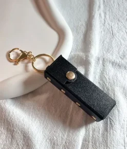 Bosanova Charms | Porte-clés étui à rouge à lèvres noir