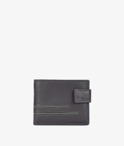 Homme Bosanova Porte-monnaie Homme | Portefeuilles | Portefeuille américain en cuir marron avec rabat et porte-monnaie