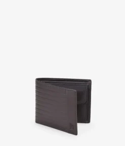 Homme Bosanova Portefeuilles | Portefeuille américain en cuir marron avec porte-monnaie