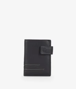 Homme Bosanova Portefeuilles | Portefeuille en cuir marron à rabat