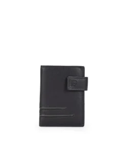 Homme Bosanova Porte-monnaie Homme | Portefeuilles | Portefeuille en cuir marron avec rabat et porte-monnaie