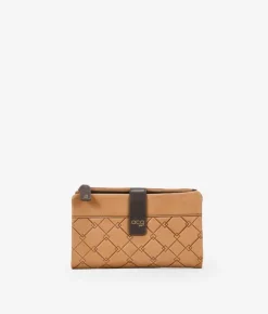Femme Bosanova Portefeuilles | Portefeuille en cuir marron moyen